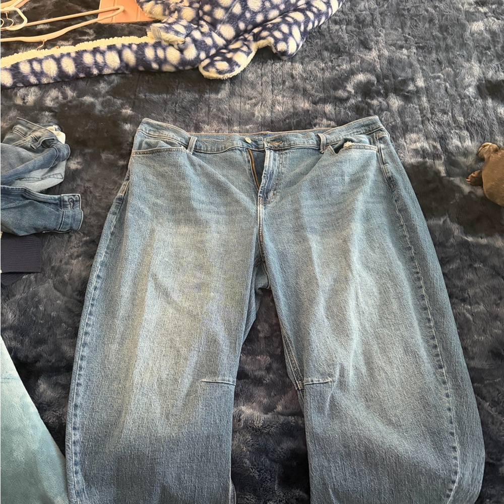 Old Navy Light Blue Women's Straight Leg Jeans